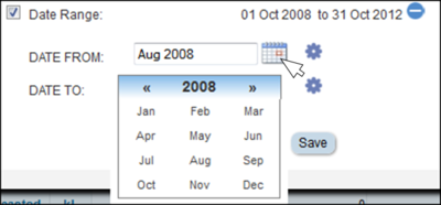Date Picker - Fixed Date Selector